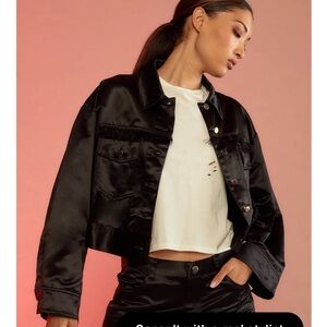 CYNTHIA ROWLEY FREYA SATIN JACKET